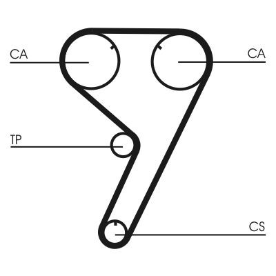 Correia do mecanismo de distribuição de gás Continental/Siemens CT608 preço, a partir de 17,03 USD