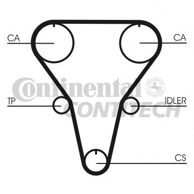 Compre CT769 Continental/Siemens Correia do mecanismo de distribuição de gás