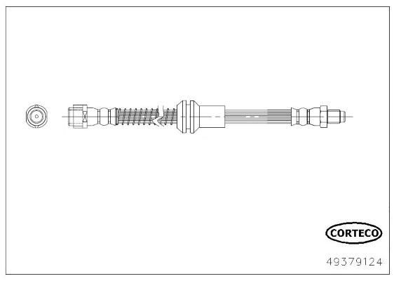 Mangueira do freio dianteira para Mercedes GLK X204