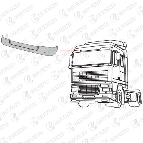 Pala contra o sol para DAF 105 XF 