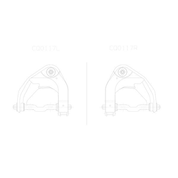 Compre CQ0117R CTR Braço oscilante superior direito de suspensão dianteira