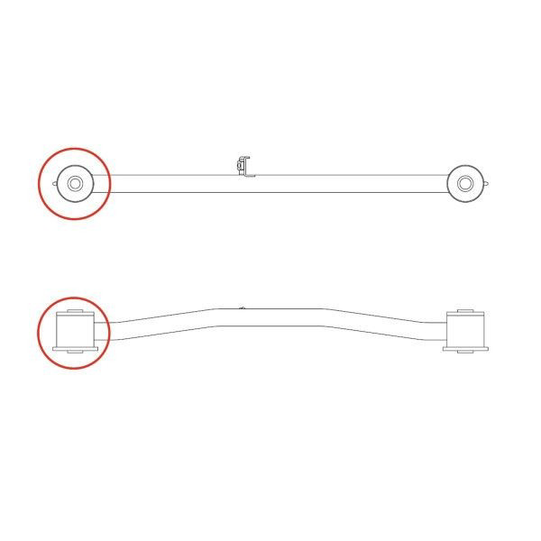 Bloco silencioso interno traseiro de braço oscilante transversal CTR GV0427