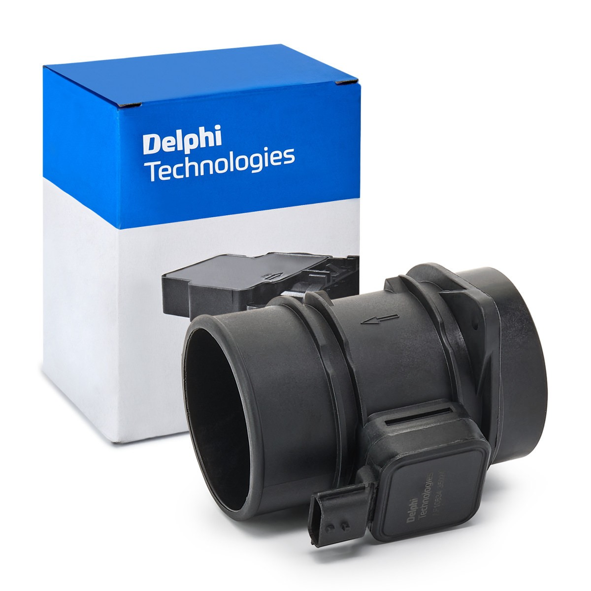 Sensor de fluxo (consumo) de ar, medidor de consumo M.A.F. - (Mass Airflow) AF1063412B1 Delphi