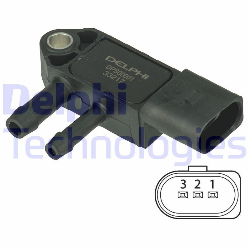 DPS00001 Delphi Sensor de pressão dos gases de escape