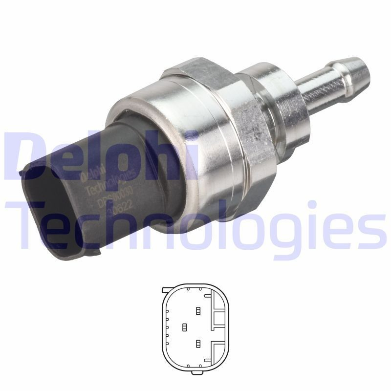 Sensor de pressão dos gases de escape DPS0003012B1 Delphi