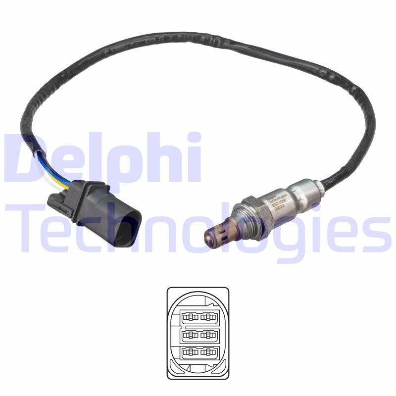 Sonda lambda, sensor de oxigênio até o catalisador Delphi ES2105612B1 preço, a partir de 43,04 USD