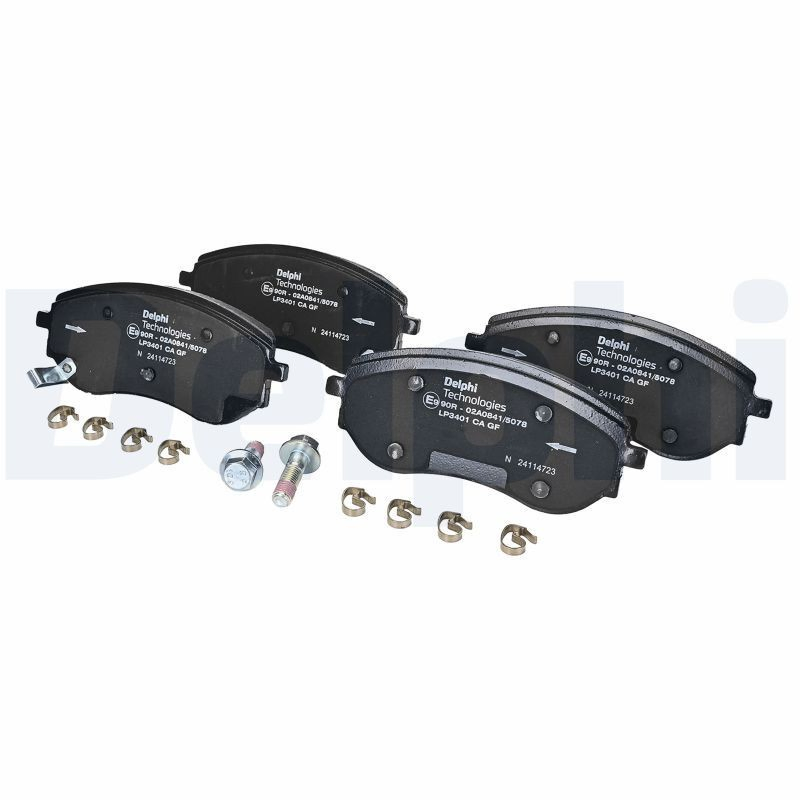 Sapatas do freio dianteiras de disco Delphi LP3401 preço, a partir de 71,97 USD