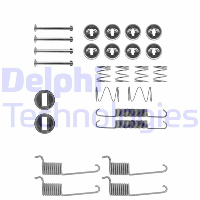  Kit de montagem das sapatas traseiras de tambor Mercedes Bus 207-310 сaixa (601) (1982 - 1996) 