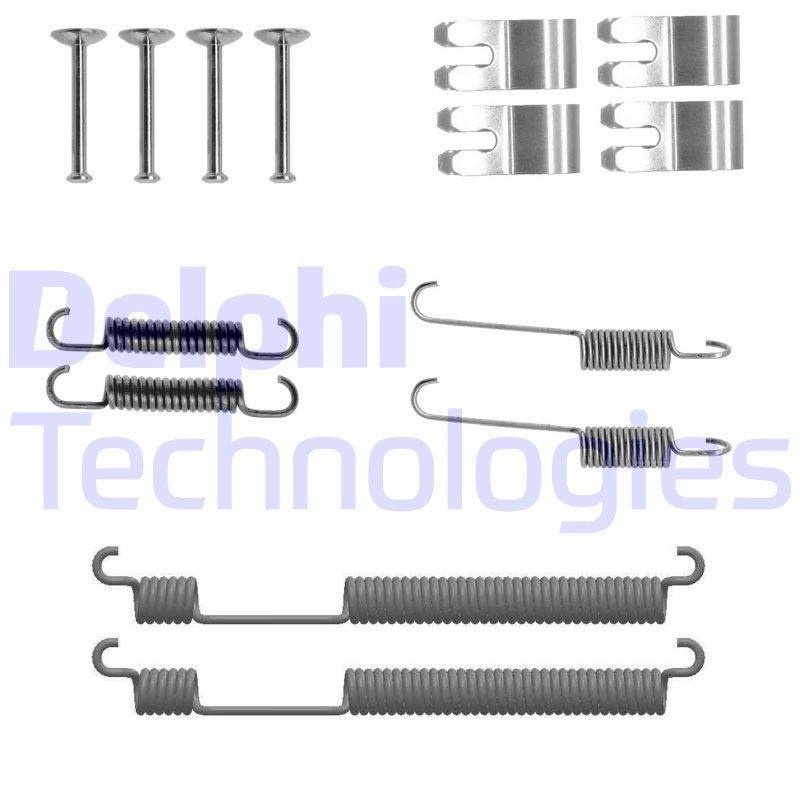 Kit de montagem das sapatas traseiras de tambor Skoda Rapid  NH3, NK3, NK6