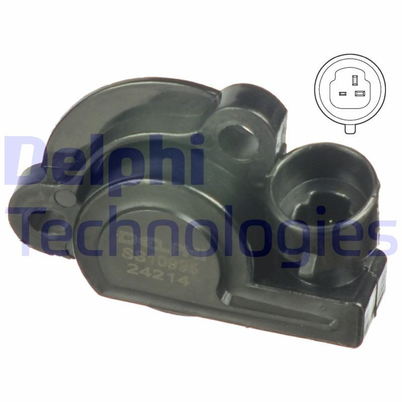 SS1099512B1 Delphi Sensor de posição da válvula de borboleta (potenciômetro)