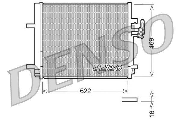 Radiador de aparelho de ar condicionado Denso DCN10016 preço, a partir de 114,22 USD