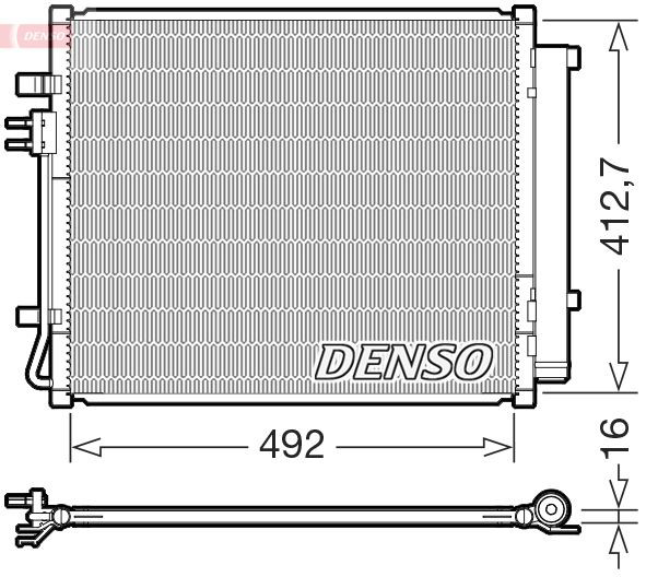 Radiador de aparelho de ar condicionado KIA Sorento preço, a partir de 165,53 USD