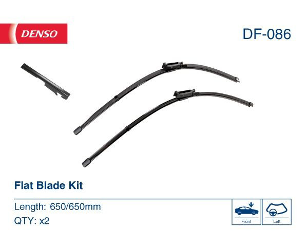 Limpa-pára-brisas do pára-brisas de condutor DF086 Denso