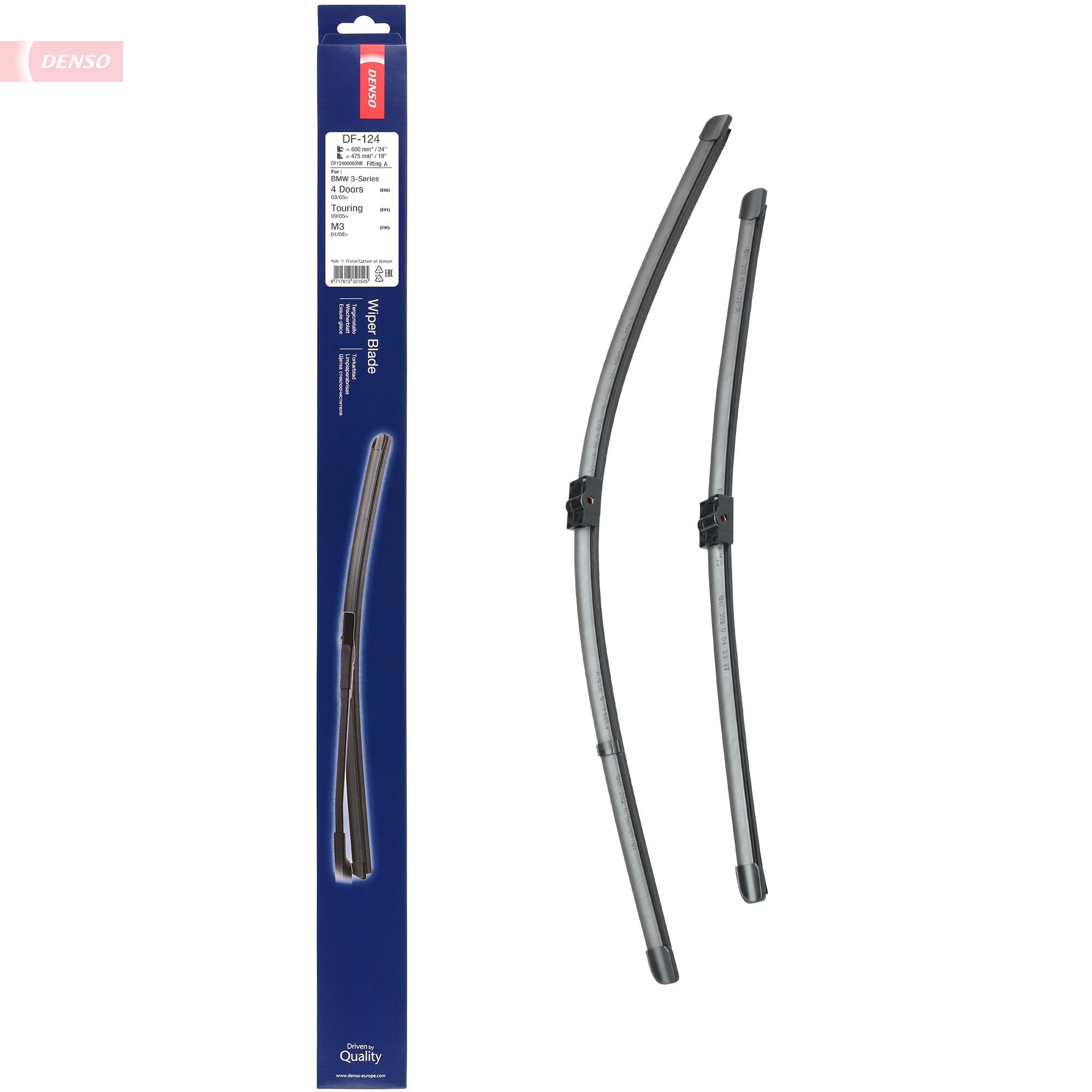 Compre DF124 Denso Limpa-pára-brisas do pára-brisas, kit de 2 un.