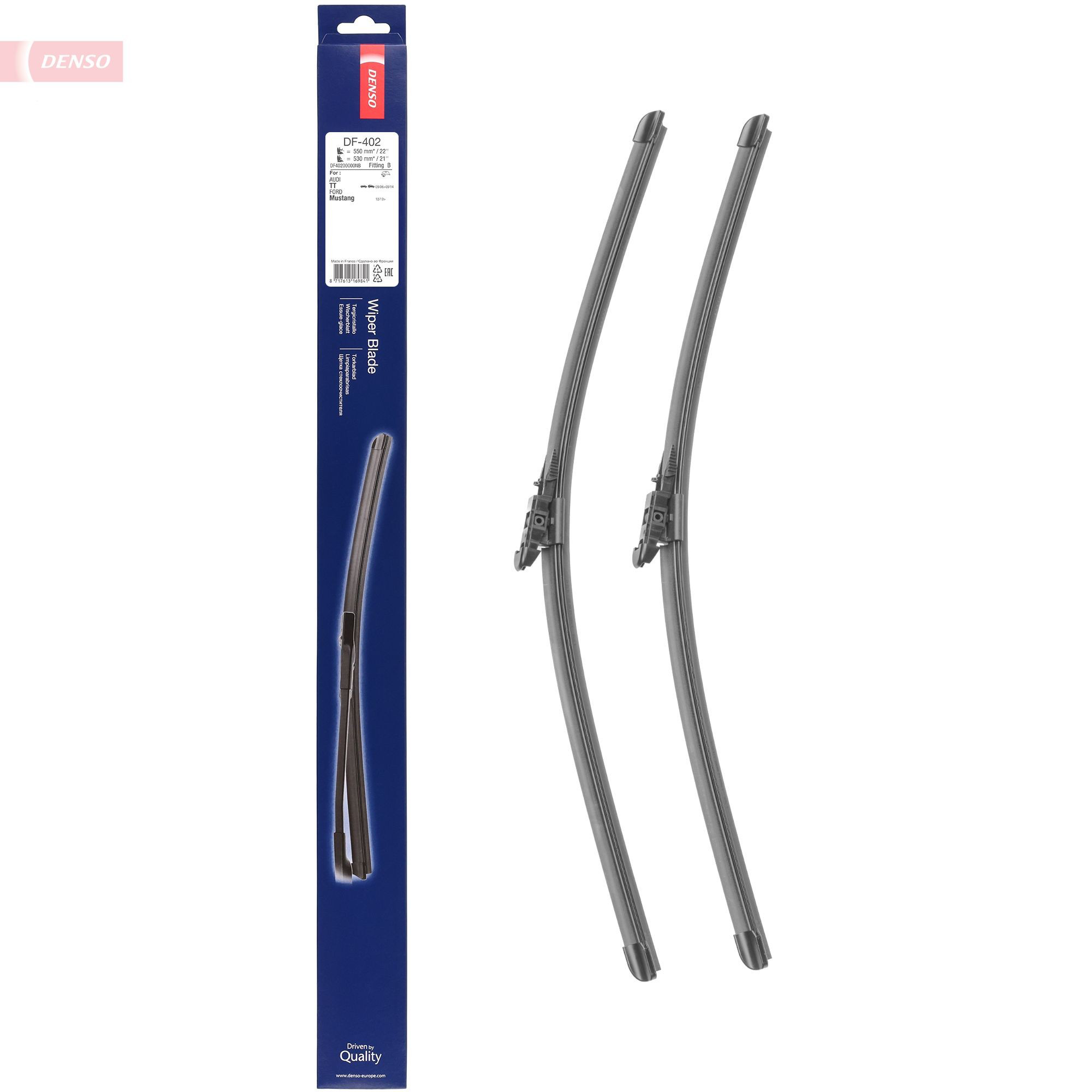 Limpa-pára-brisas do pára-brisas, kit de 2 un. Denso DF402 preço, a partir de 32,45 USD