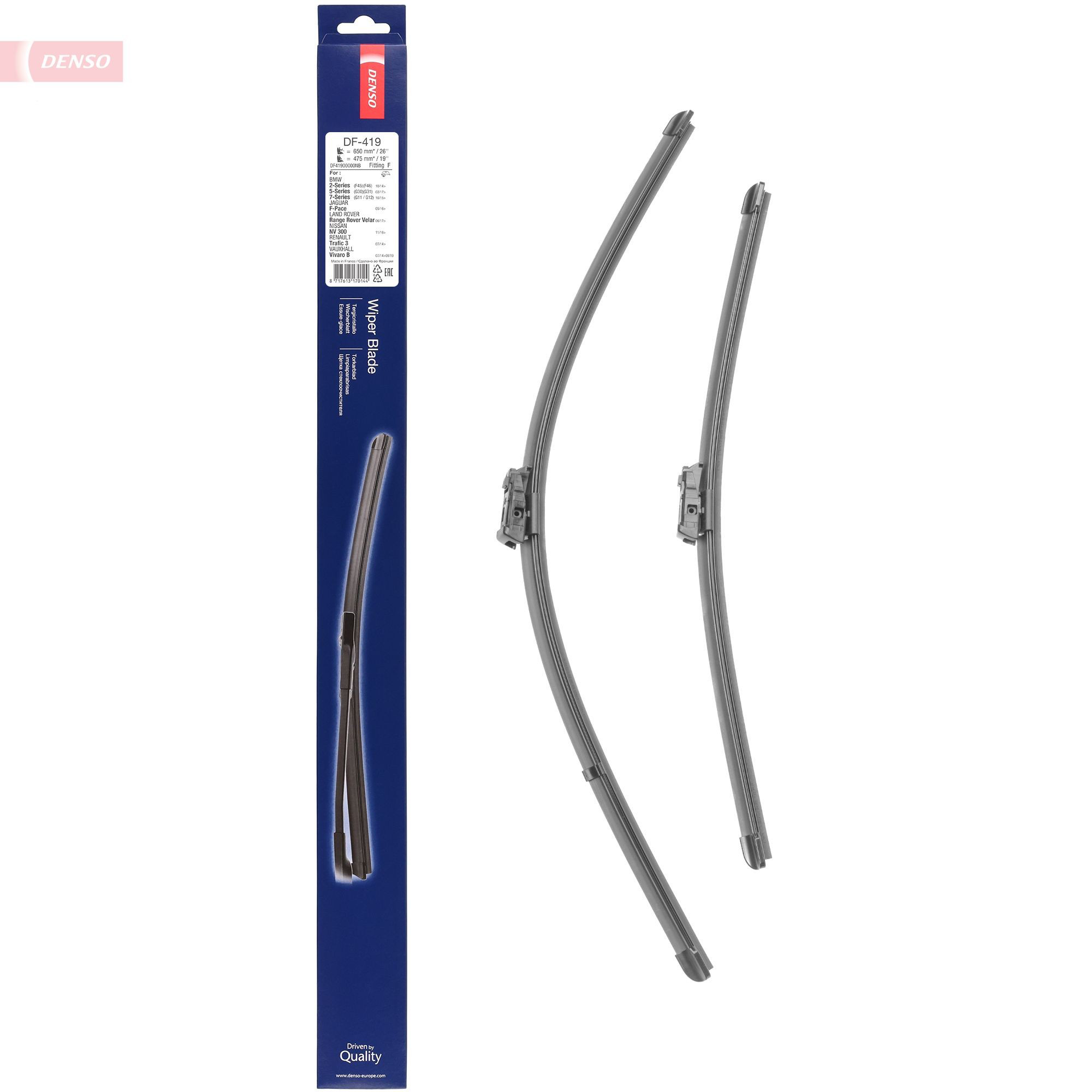 Limpa-pára-brisas do pára-brisas, kit de 2 un. Denso DF419 preço, a partir de 26,66 USD