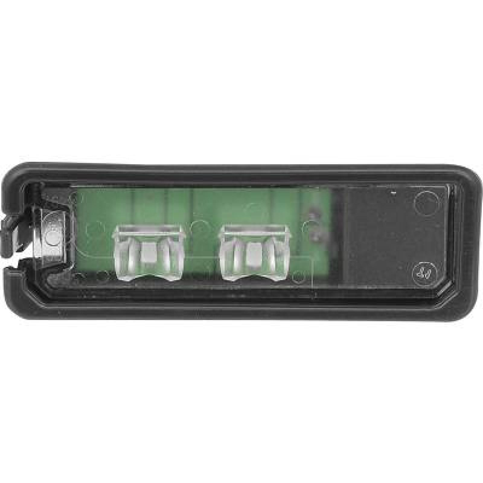 Lanterna da luz de fundo de matrícula traseira Porsche Cayenne II 92A
