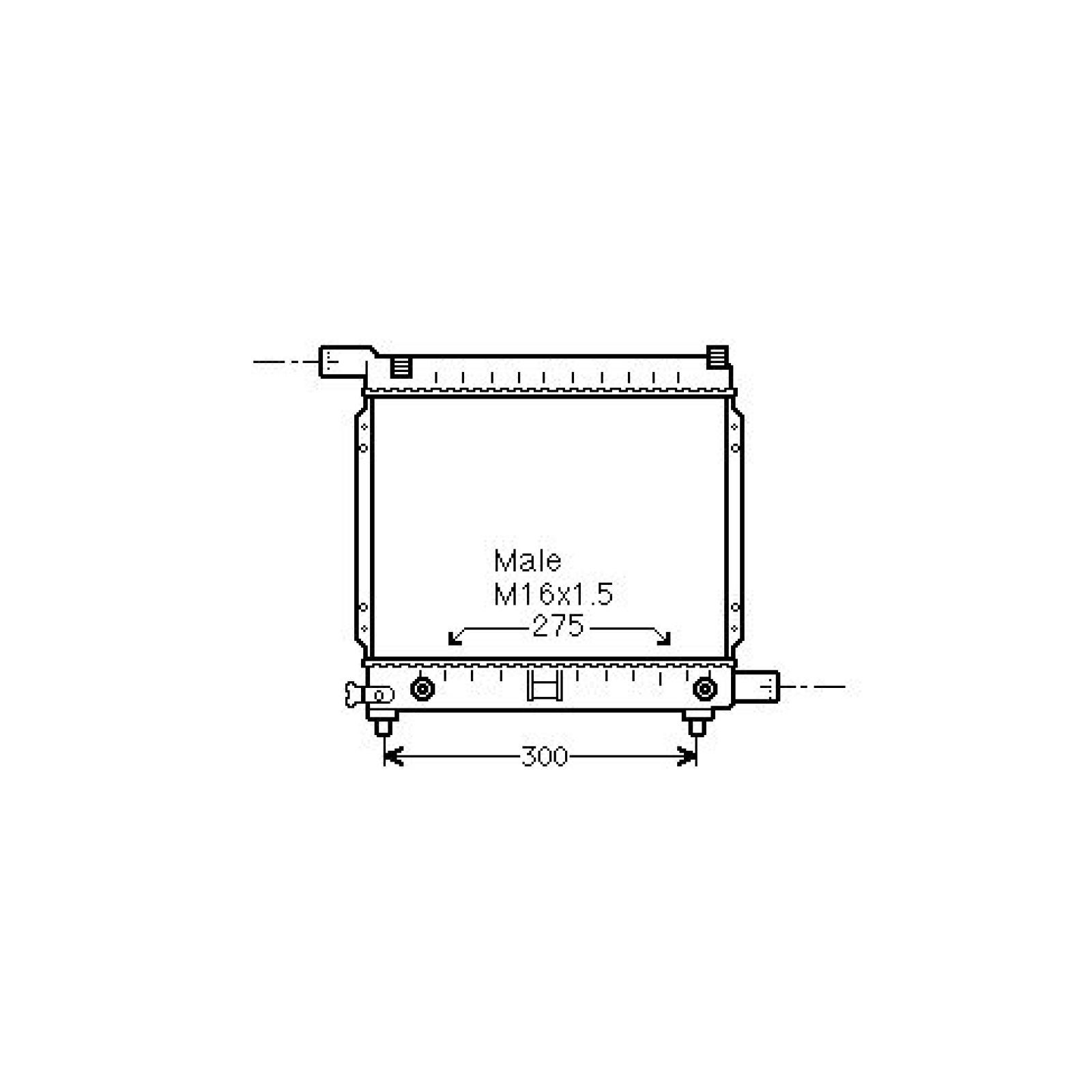 Compre MS2137 VAG Radiador de esfriamento de motor