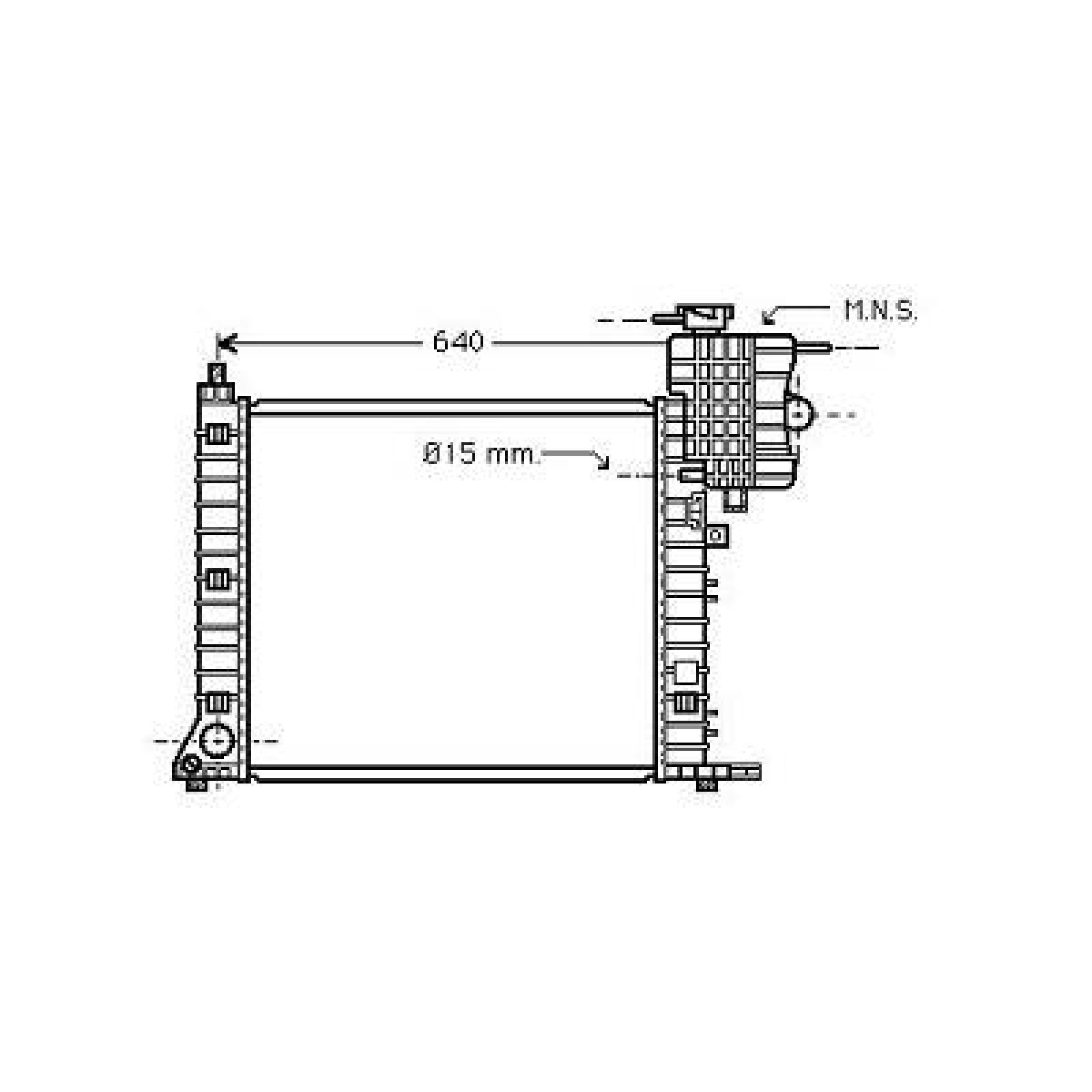 Compre Radiador de esfriamento de motor Mercedes V 