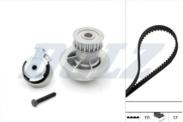 Compre KD025 Dolz Correia do mecanismo de distribuição de gás, kit