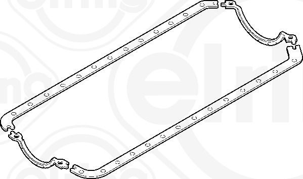 Vedante de panela de cárter do motor Iveco 1907811