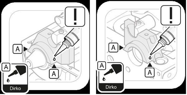 Vedante da tampa de válvulas de motor, kit Elring 726290