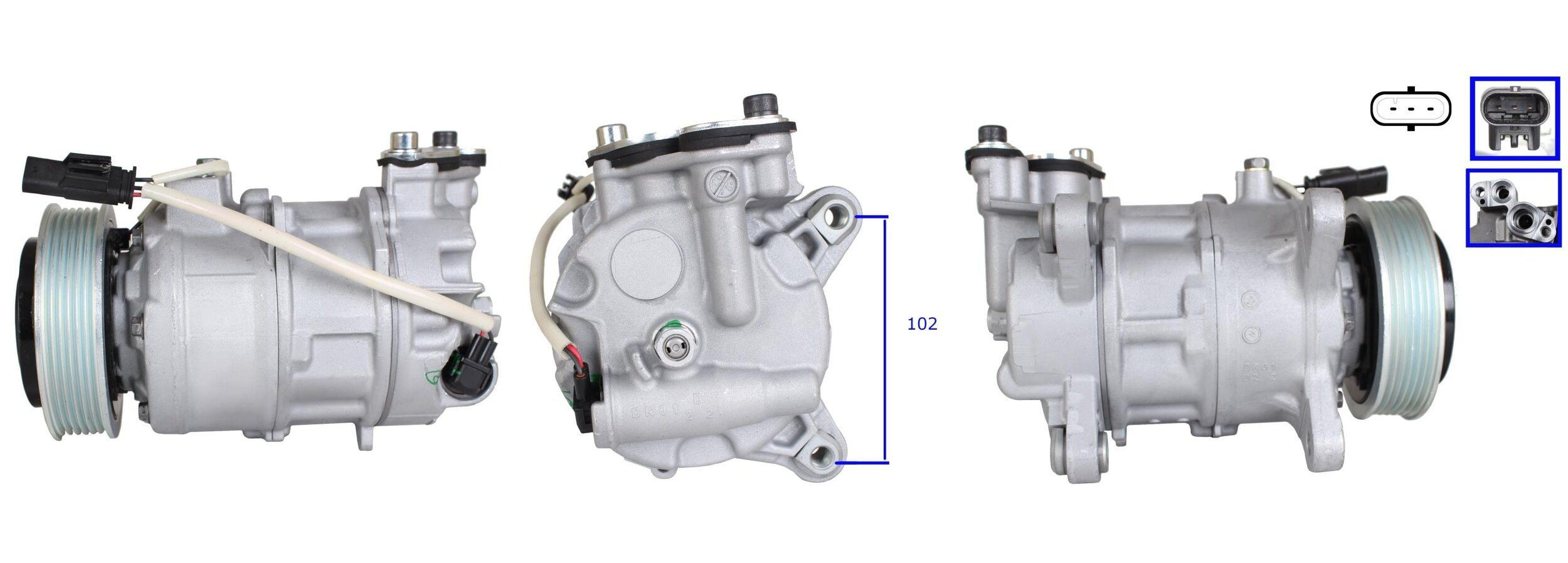 Compressor de aparelho de ar condicionado para BMW X3  F25