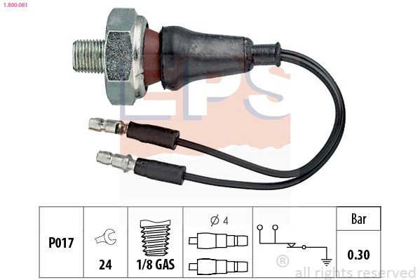 94156643 General Motors Sensor de pressão de óleo