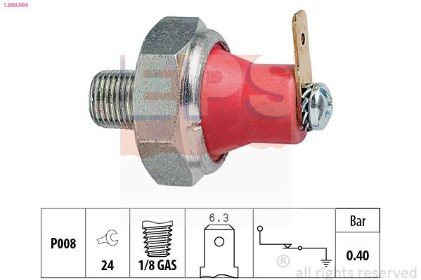 Sensor de pressão de óleo MD138994 Chrysler
