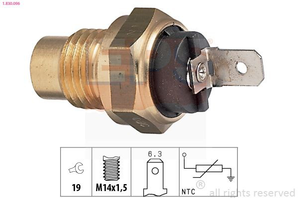 3146 FAE Sensor de temperatura do fluido de esfriamento
