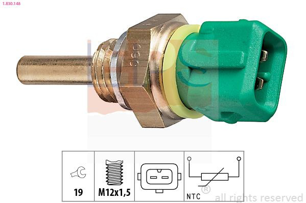 720197755 Hans Pries (Topran) Sensor de temperatura do fluido de esfriamento