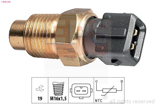 1830160 EPS Sensor de temperatura do fluido de esfriamento