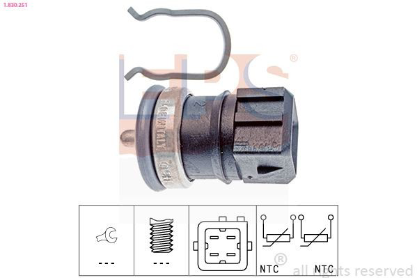 1830251 EPS Sensor de temperatura do fluido de esfriamento