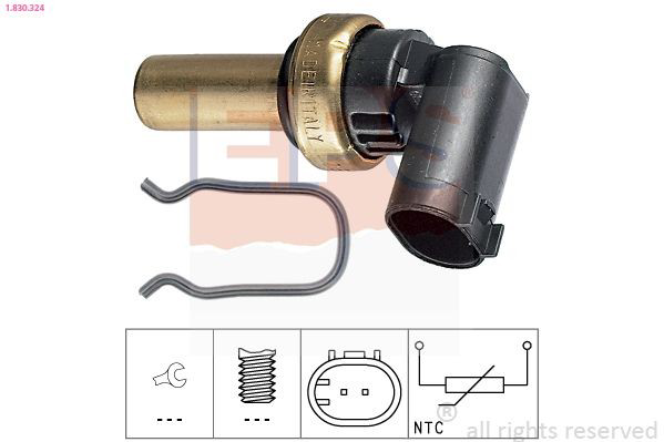 1830324 EPS Sensor de temperatura do fluido de esfriamento