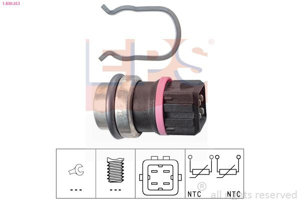 1830353 EPS Sensor de temperatura do fluido de esfriamento