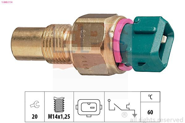 Compre Sensor de temperatura do fluido de esfriamento (de ativação de ventilador do radiador) Suzuki Vitara 