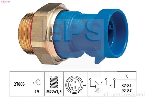 7738581 Ferrari Sensor de temperatura do fluido de esfriamento (de ativação de ventilador do radiador)