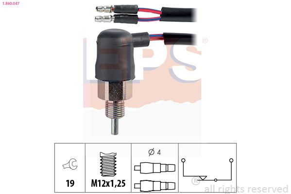 Sensor de ativação das luzes de marcha à ré para Mitsubishi L 300  L03P