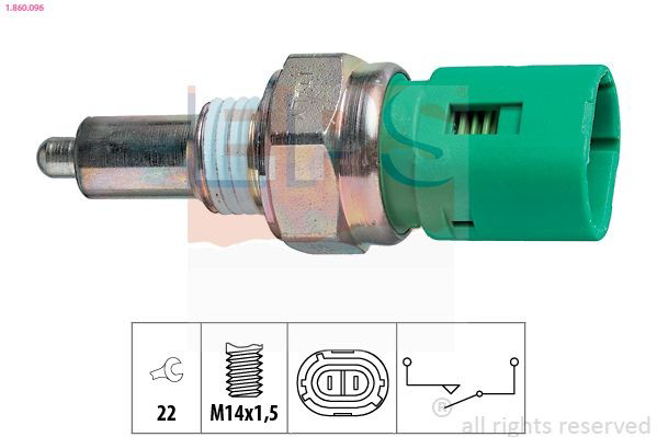  Sensor de ativação das luzes de marcha à ré Renault Kangoo I monovolume (KC0, KC1) (1998 - 2008) I