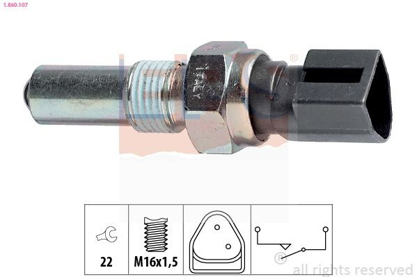 1860107 EPS Sensor de ativação das luzes de marcha à ré