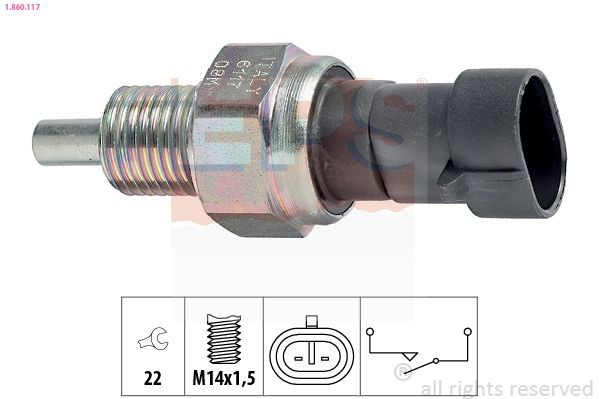 Sensor de ativação das luzes de marcha à ré 4846676 Iveco