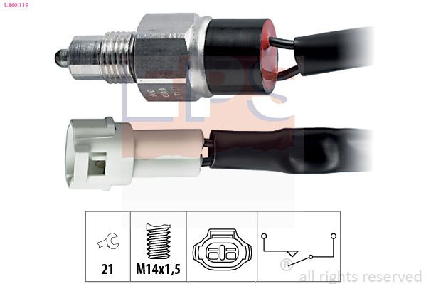 1860119 EPS Sensor de ativação das luzes de marcha à ré