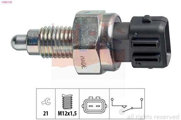 Sensor de ativação das luzes de marcha à ré para Seat Toledo I 1L