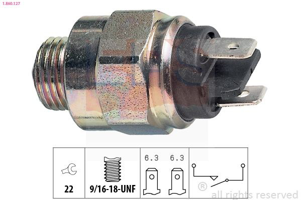 Sensor de ativação das luzes de marcha à ré Fiat/Alfa/Lancia K04373814 preço, a partir de 13,51 USD