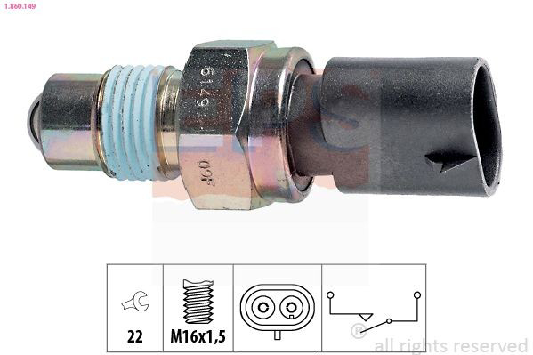 Sensor de ativação das luzes de marcha à ré Ford Transit IV E
