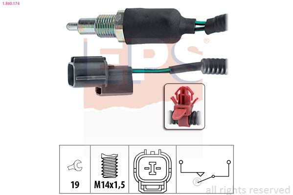 1860174 EPS Sensor de ativação das luzes de marcha à ré