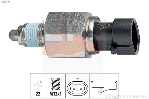 Sensor de ativação das luzes de marcha à ré Alfa Romeo Giulietta  940