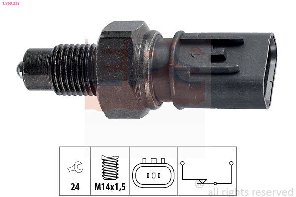Sensor de ativação das luzes de marcha à ré KIA Rio III UB
