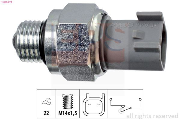 1860272 EPS Sensor de ativação das luzes de marcha à ré