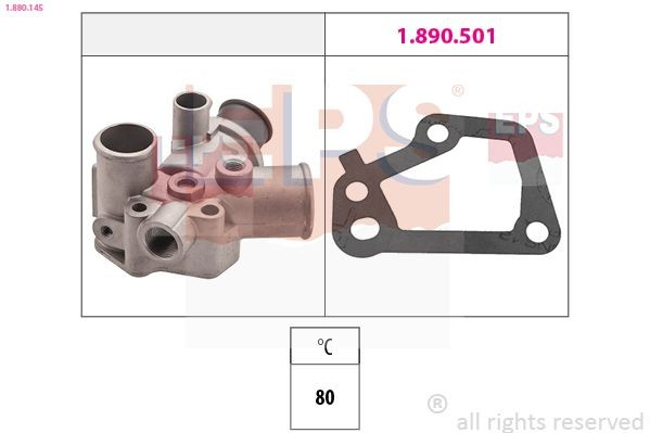  Caixa do termostato Renault Megane I hatchback (BA0, BA1) (1995 - 2004) I